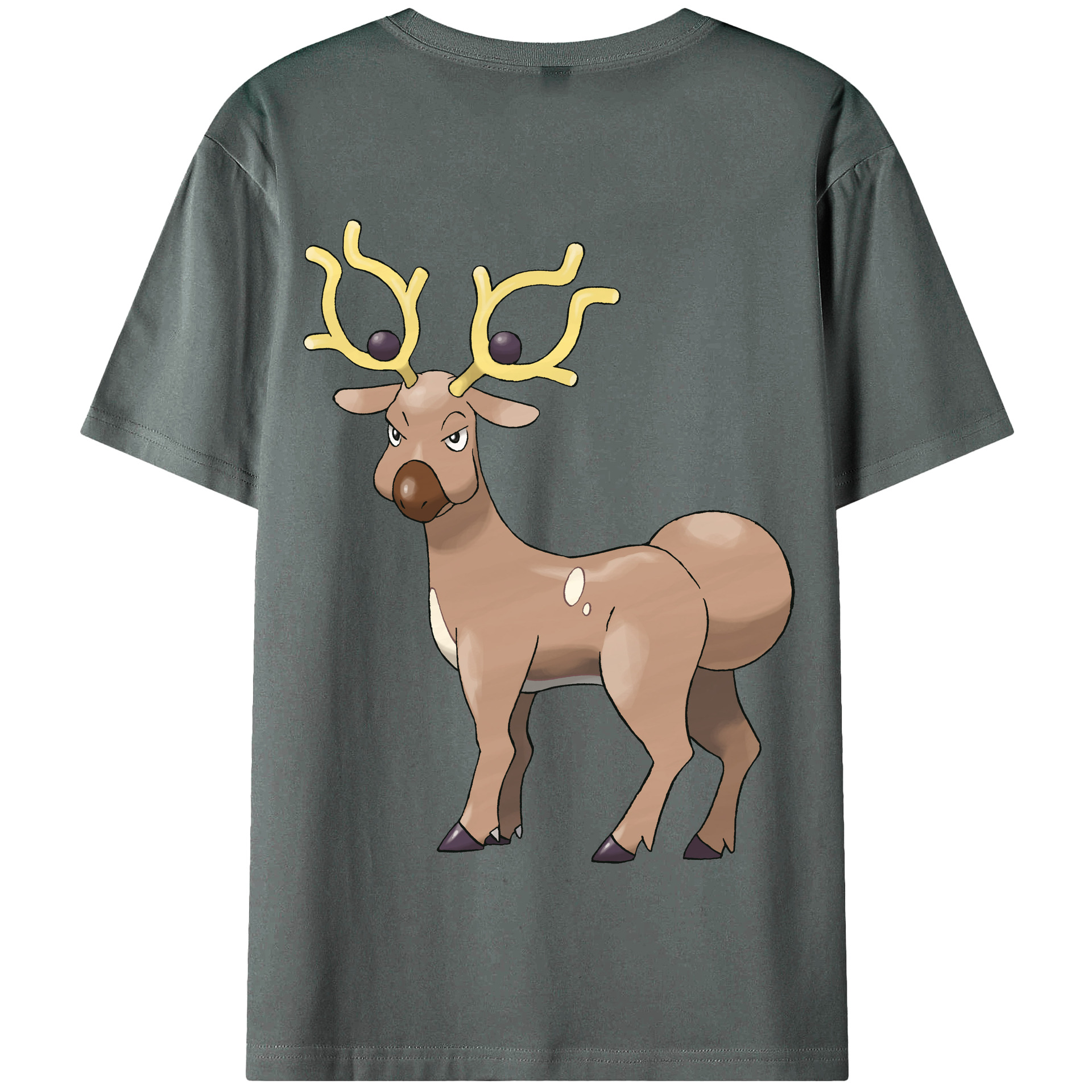 （画像用） ポケットモンスター Pokémon 綿100％半袖Tシャツ（背面プリント）